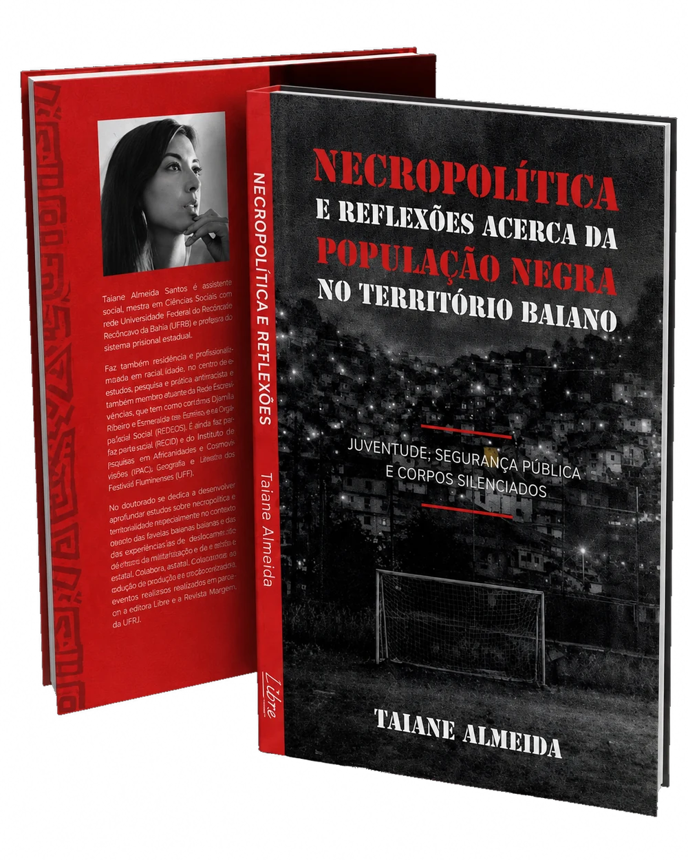Capa e contracapa do livro Necropolítica e Reflexões