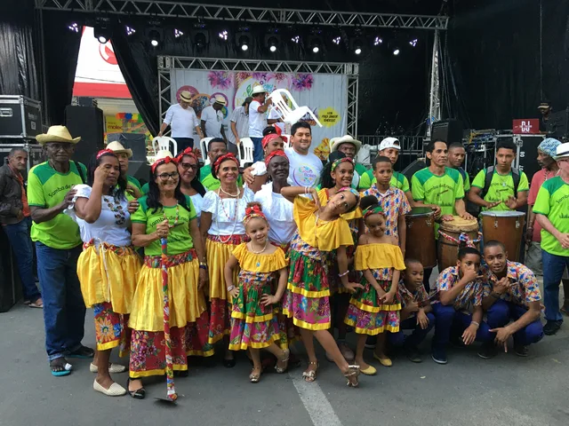 Grupo de cultura popular em registro do Prêmio Culturas Populares